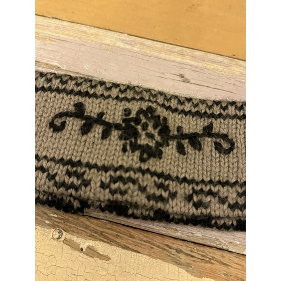 NILS Headband Fair Isle Snowflake Winter Ear Warmer Wool Blend Womens One Size - Picture 3 of 8